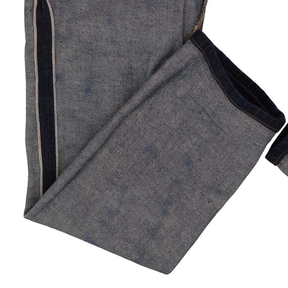 H&M &Denim Premium Denim Jeans Mens 29x32 Blue Selvedge Slim Tapered Raw - Picture 14 of 14